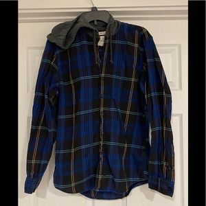 American eagle flannel hoodie, very soft.